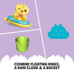 LEGO DUPLO 10965 polar-bear-figure floating ring inspires calm bath storytelling and creativity