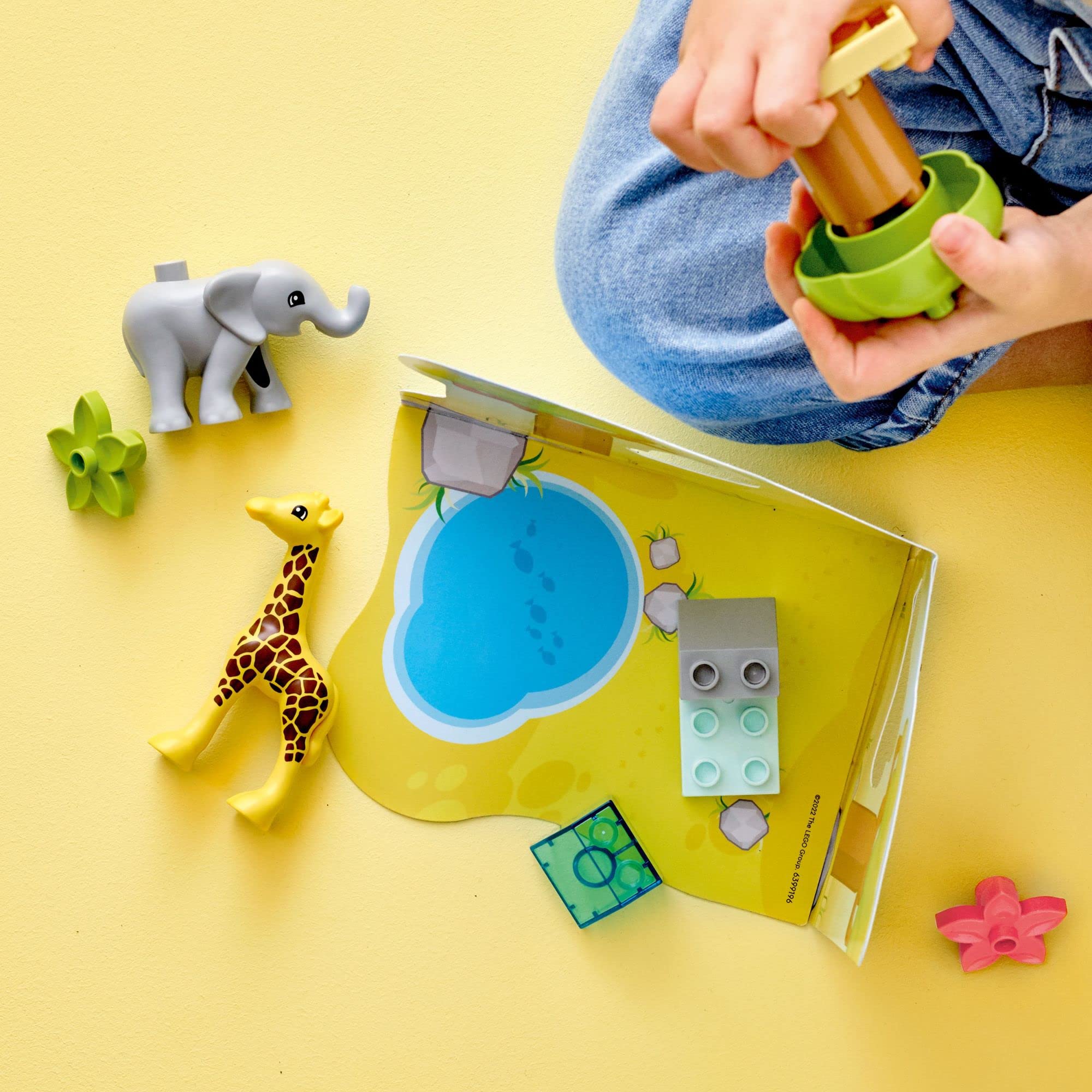 LEGO DUPLO Africa woodland playmat for open-ended exploration
