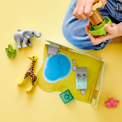 LEGO DUPLO Africa woodland playmat for open-ended exploration