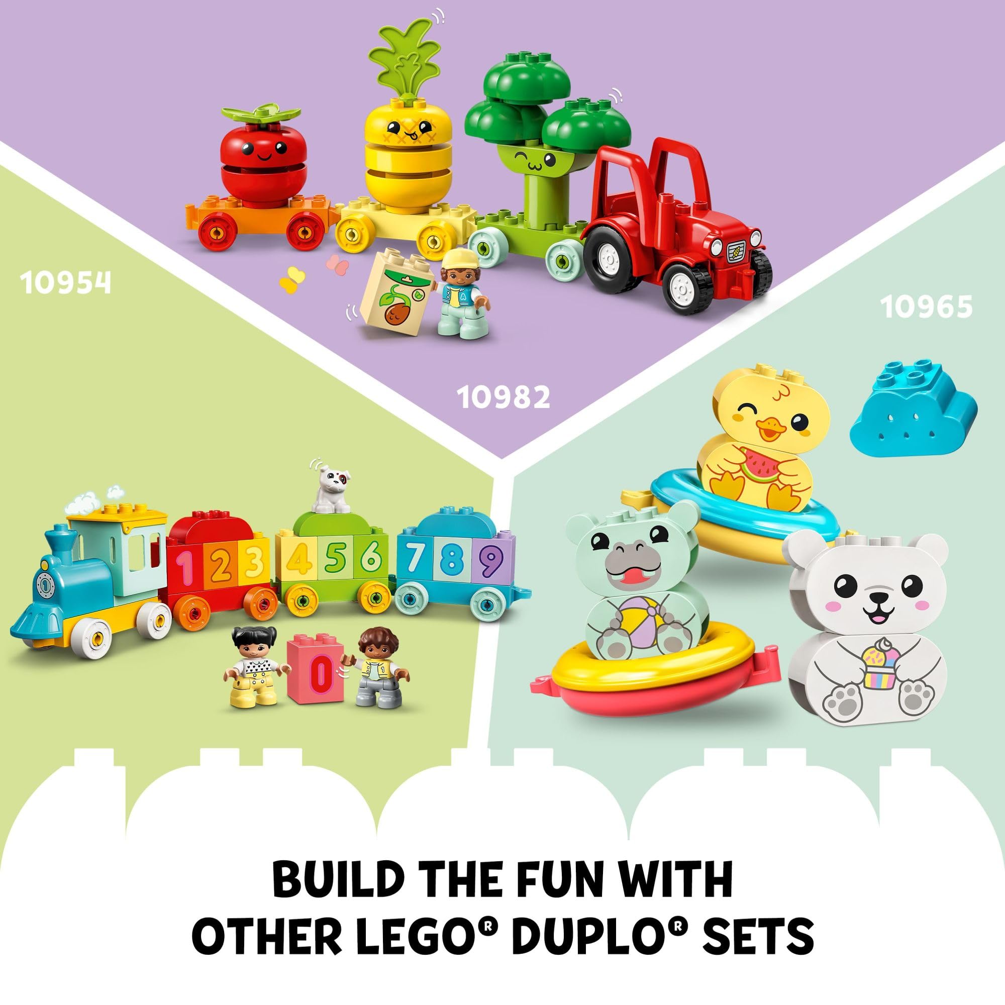 LEGO DUPLO extra bricks and build cards sparking new animal shapes