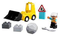 LEGO DUPLO build-site play scene for collaborative storytelling
