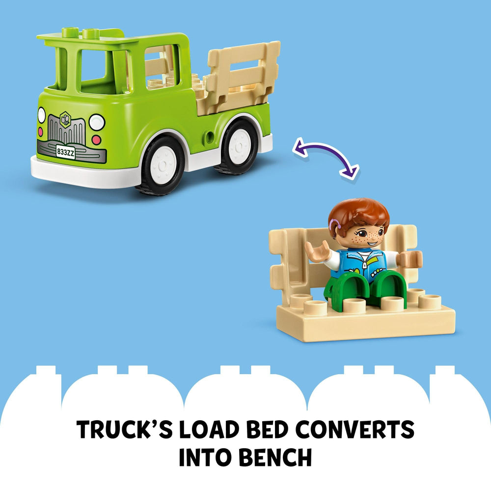 LEGO DUPLO Caring for Bees & Beehives bees feeding on nectar foster nature observation.