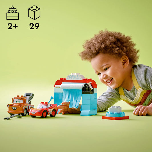 LEGO DUPLO Cars Mater image featuring the tow-ready buildable car for imaginative play
