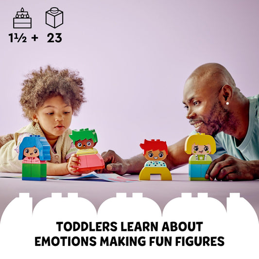 LEGO DUPLO four expressive characters encourage role play and emotional recognition