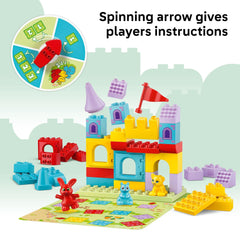 Tower pieces encourage sequencing and balance during play