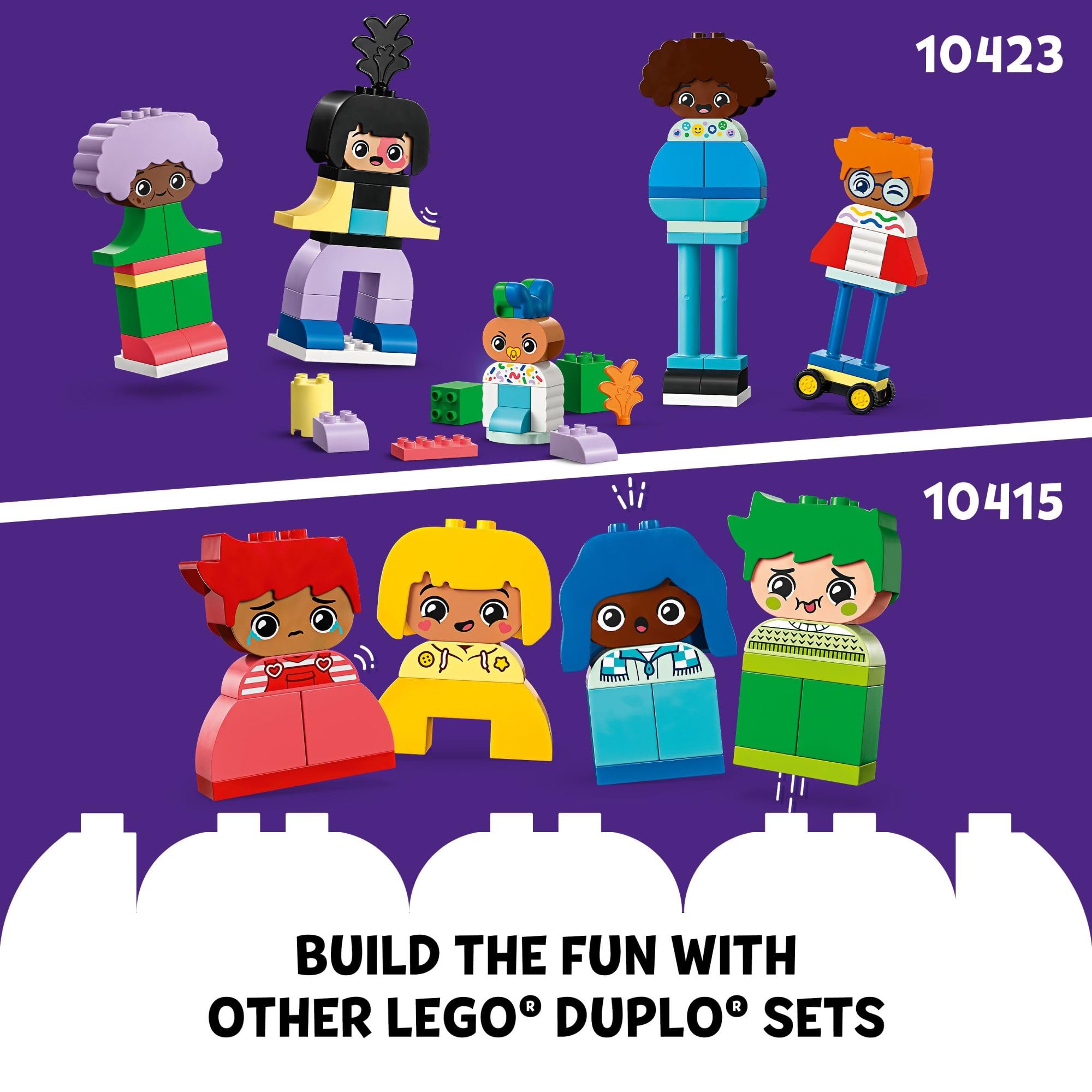 LEGO DUPLO inclusive playset with diverse characters supports open-ended storytelling