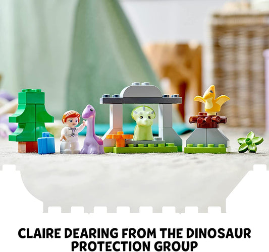 LEGO DUPLO Jurassic World baby Pteranodon ready for nest-side adventures and storytelling.