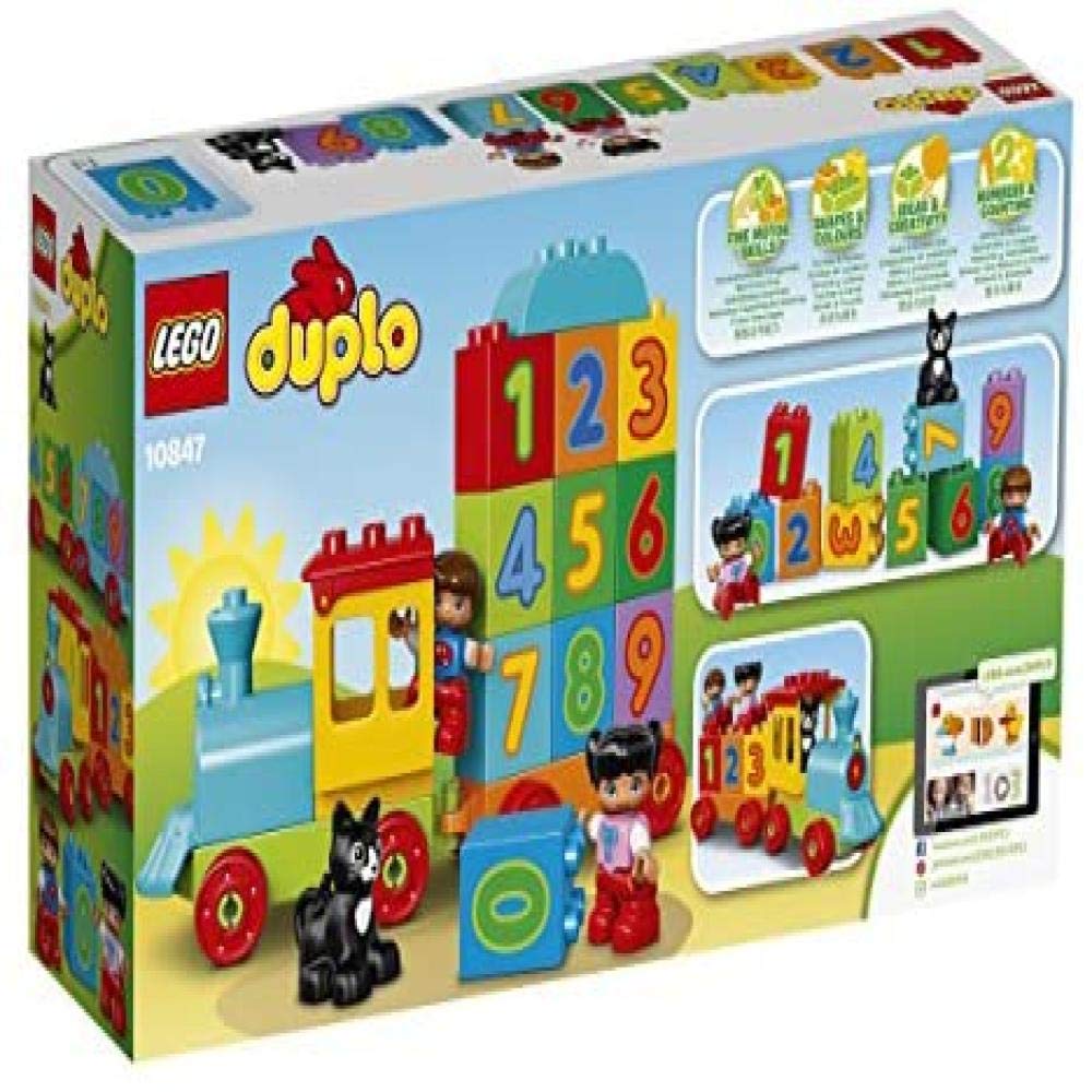LEGO DUPLO Number Train educational play supports early math exploration.