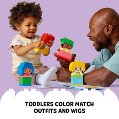 LEGO DUPLO sensory bricks invite tactile play and exploration