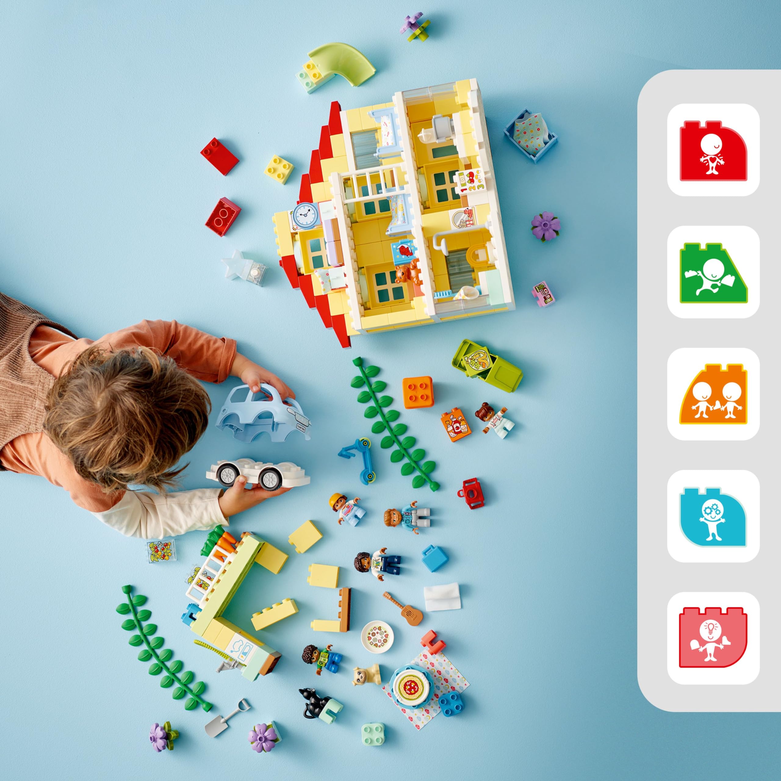 LEGO DUPLO Town 3in1 Kitchen with healthy foods supports early cooking-themed learning