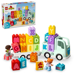 LEGO DUPLO Alphabet Truck with detachable trailer enhances letter learning during play