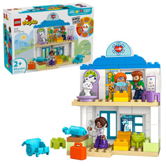 LEGO DUPLO Town Doctor Office cover image, welcoming hospital facade for toddlers