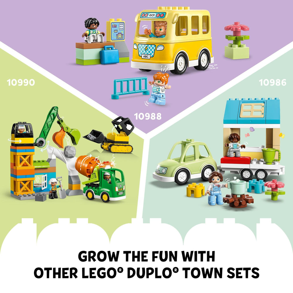 LEGO DUPLO Town Recycling Truck 10987 cab interior enables driver-focused adventures