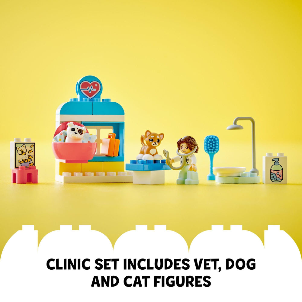 LEGO DUPLO Vet Clinic scales for pretend pet weight checks