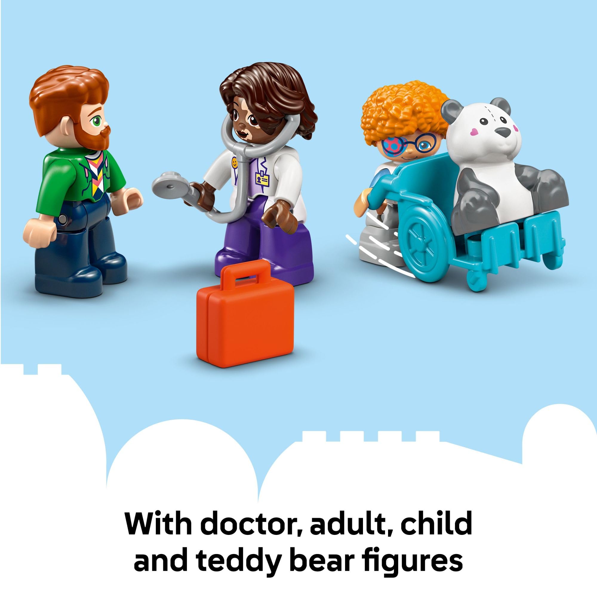 LEGO DUPLO Town wheelchair accessory supports inclusive play