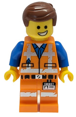 LEGO Emmet minifig full figure for compatible builds and scenes.