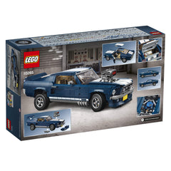 LEGO Ford Mustang GT features five-spoke rims and road tires.