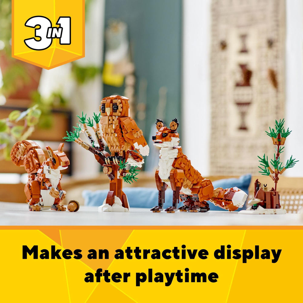 LEGO Forest acorn accessory for the red squirrel model.