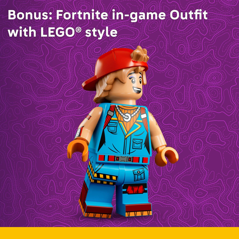 LEGO Fortnite ruins transformable camp set for expanded adventures.