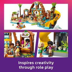 LEGO Friends Beach Resort ice cream stand brings colorful treats to playtime.
