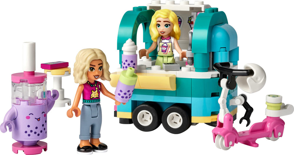 LEGO Friends bubble tea bottles and toppings inspire creative pretend orders
