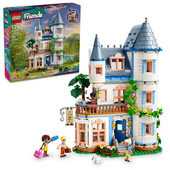 LEGO Friends Castle Bed and Breakfast front desk invites imaginative check-ins.