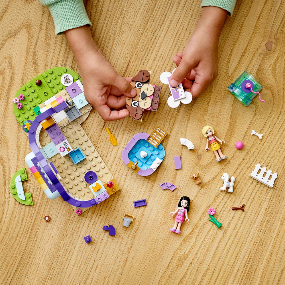 LEGO Friends Doggy Day Care cash register enables pretend checkouts during play