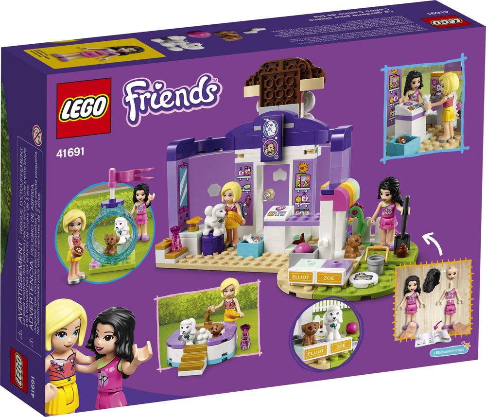 LEGO Friends Doggy Day Care Emma mini-doll joins fun pet-care adventures