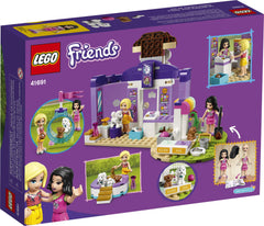 LEGO Friends Doggy Day Care Emma mini-doll joins fun pet-care adventures