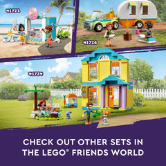LEGO Friends Paisley, Ella, and Jonathan mini-dolls enable collaborative storytelling.