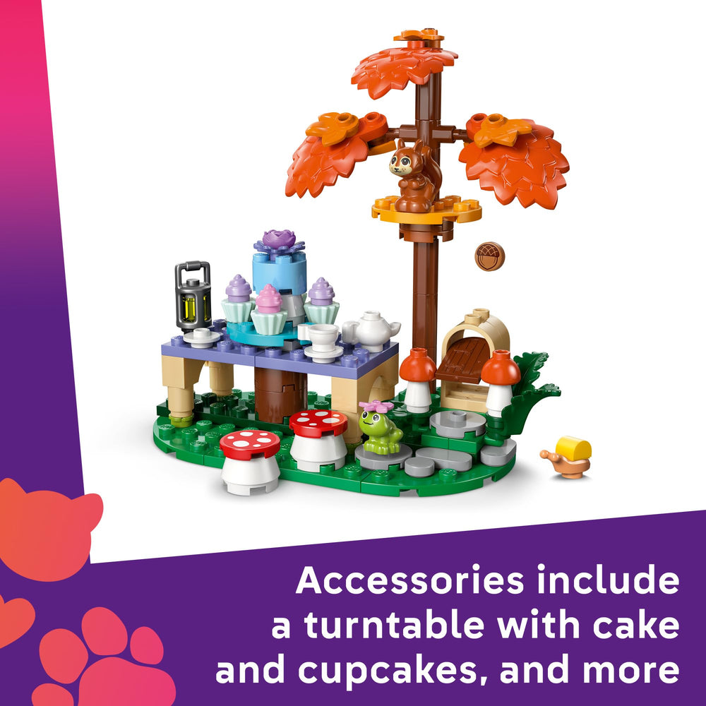 LEGO Friends rotating turntable detail showing serving feature for interactive fun