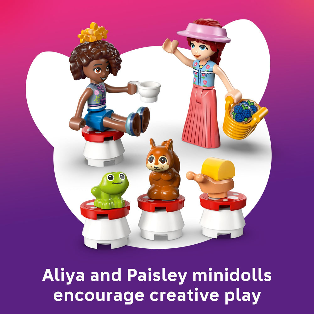 LEGO Friends set held in hand illustrating compact size and portability benefit