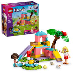 LEGO Friends Guinea Pig Playground slide for engaging grooming adventures