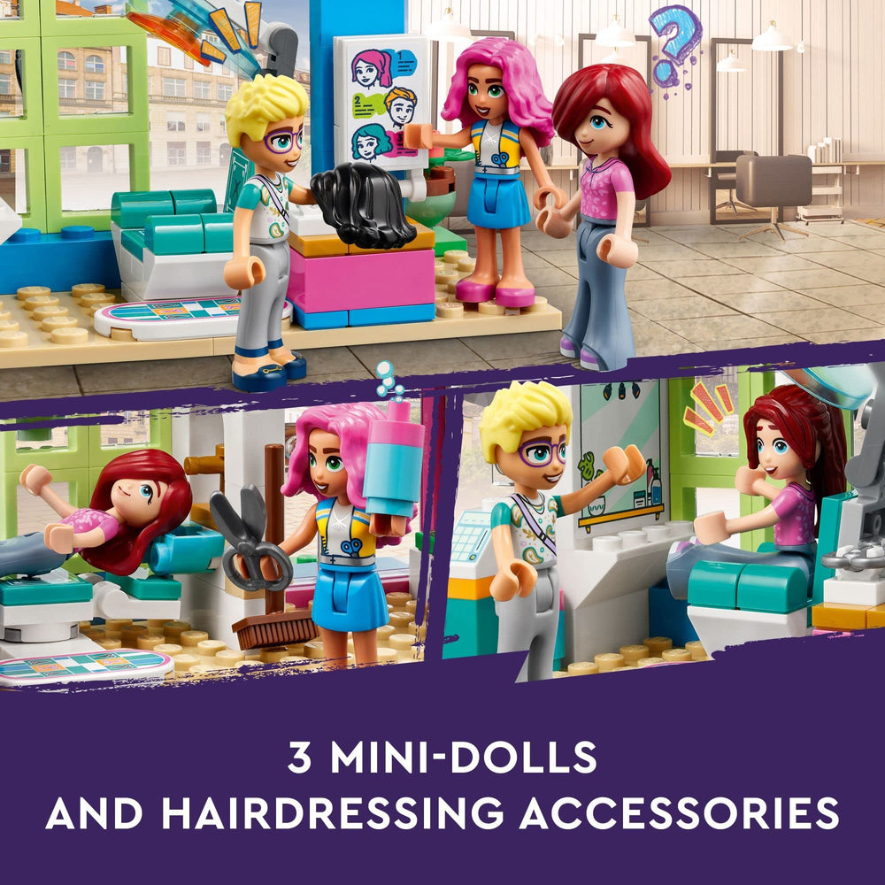 Nadia, Paisley, and Olly mini-dolls with accessories for storytelling