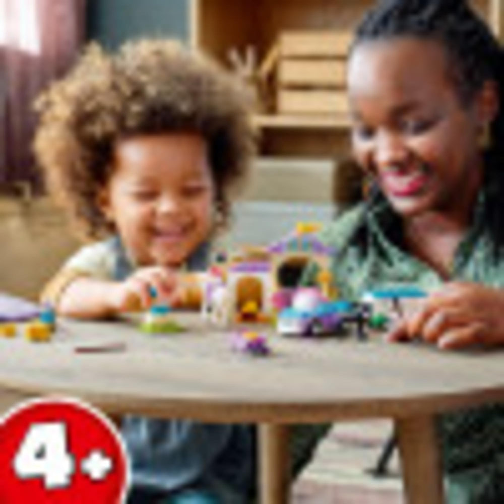 LEGO Friends horse figure and foal provide lifelike play and nurturing scenes.