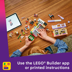 LEGO Friends loft bedroom and kitchenette create a cozy home for characters