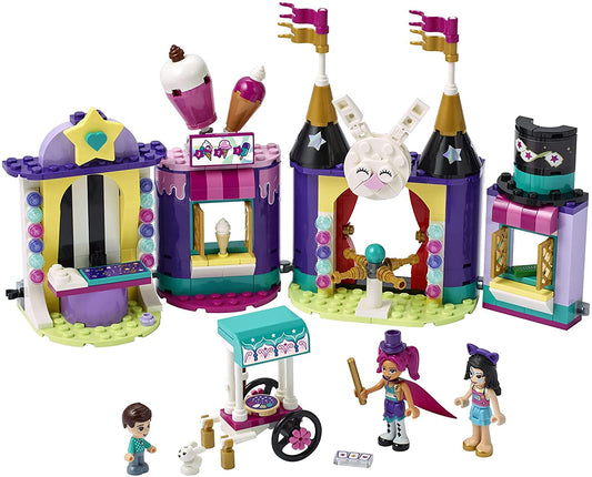 LEGO Friends Magical Funfair Stalls face-paint cart encourages creativity during pretend carnival makeovers