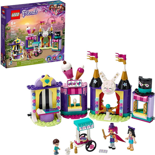 LEGO Friends Magical Funfair Stalls ice cream stall sparks imaginative pretend play and family fun