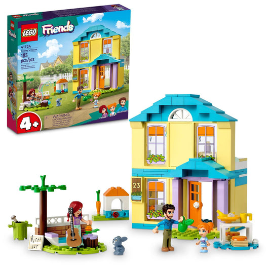 LEGO Friends Paisley’s House front view for imaginative storytelling and social play.