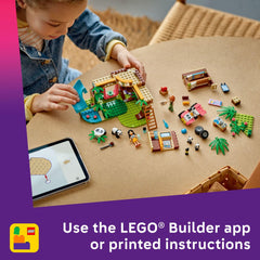 LEGO Friends Panda Sanctuary cozy cave invites calm pretend naps.