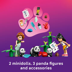 LEGO Friends Panda Sanctuary water slides spark dynamic play and bath-time moments.