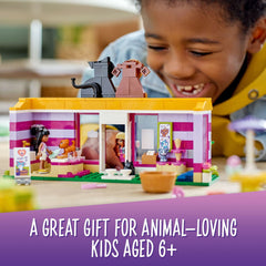 LEGO Friends Pet Adoption Café roof sign adds display charm for play setups