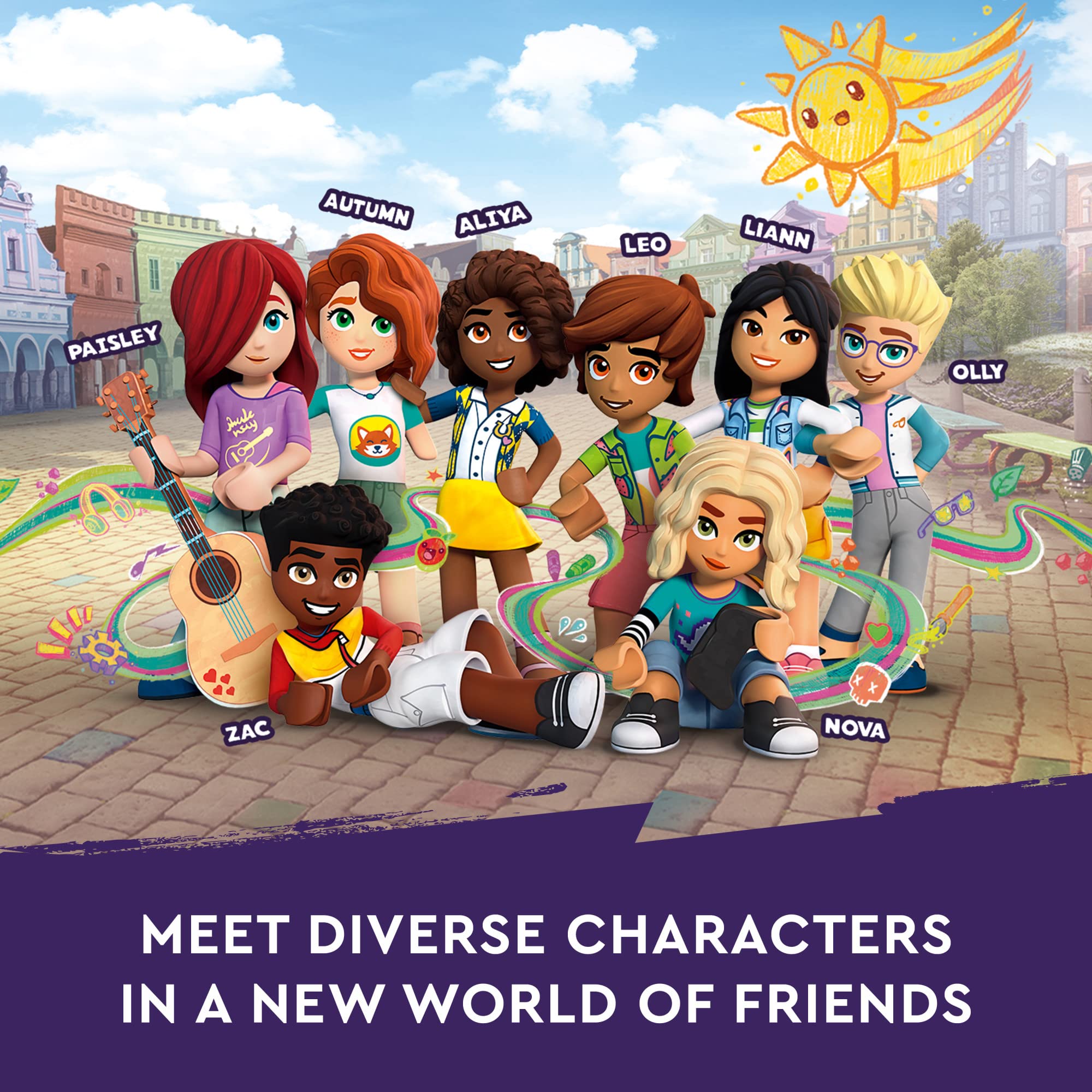 LEGO Friends rescue play scene showcases mobile shelter adventures