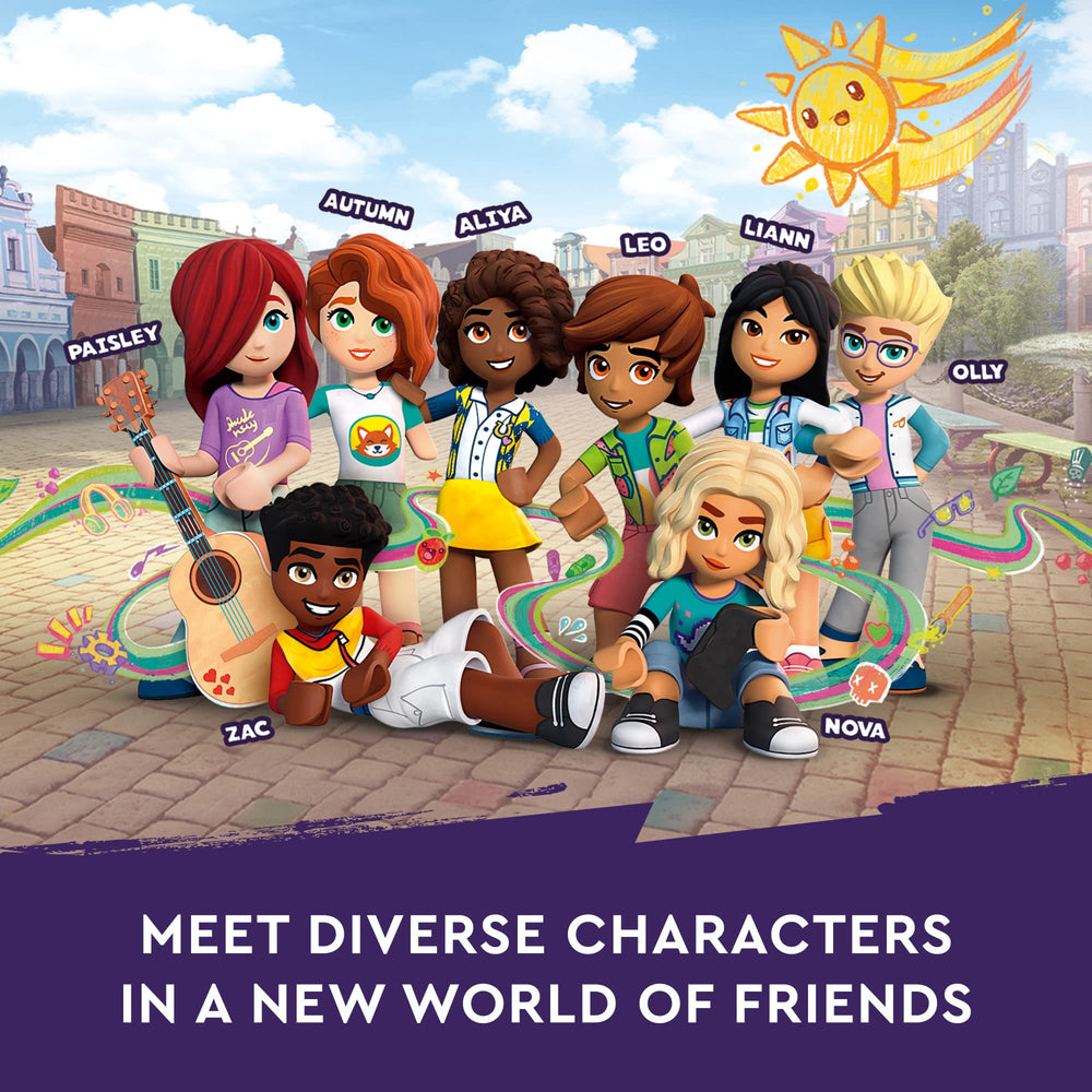 LEGO Friends rescue play scene showcases mobile shelter adventures