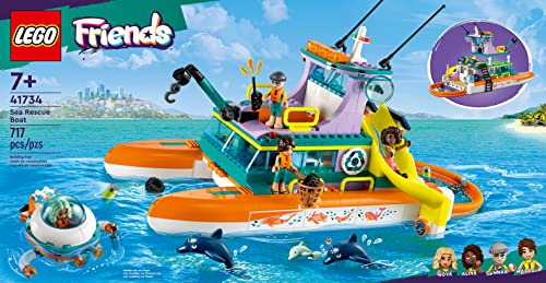 LEGO Friends Sea Rescue Boat submarine for underwater exploration play