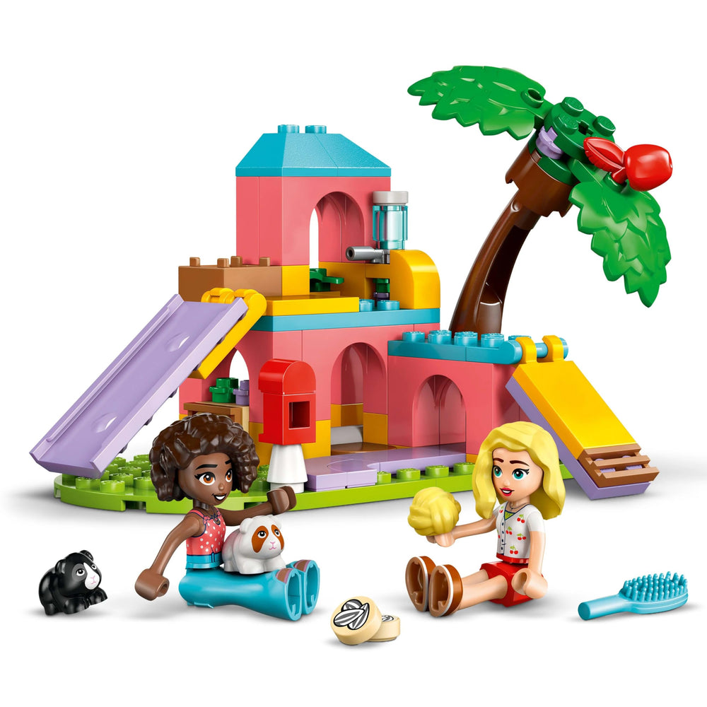 LEGO Friends sunflower seeds and leaves add realistic feeding details