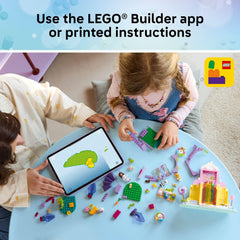 LEGO Gabby's Dollhouse Kitty Fairy Crystal Flower Throne sparks storytelling adventures.