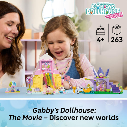 LEGO Gabby's Dollhouse Kitty Garden reveals hidden gems for treasure hunts.