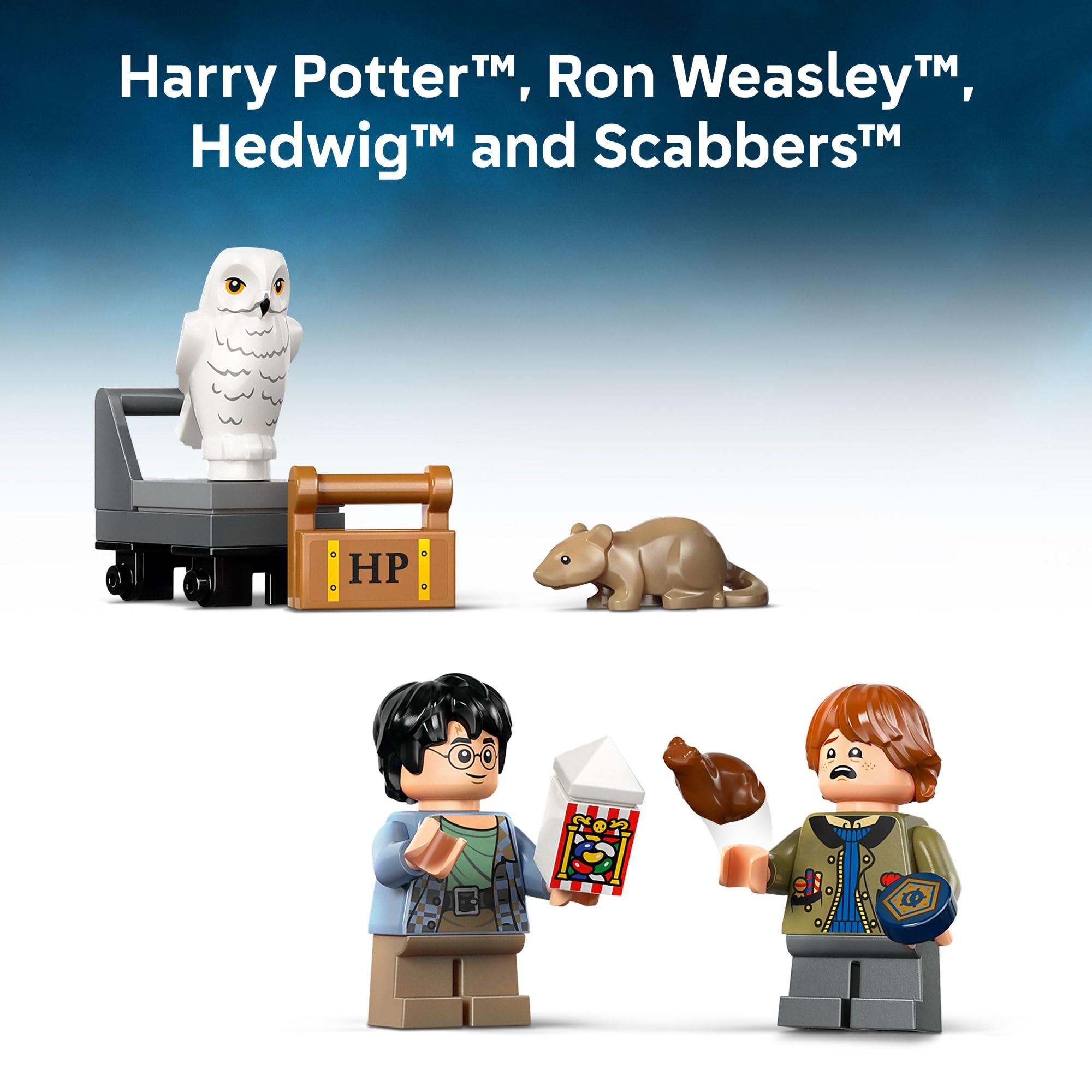 LEGO Ron minifigure complements Harry for authentic scenes