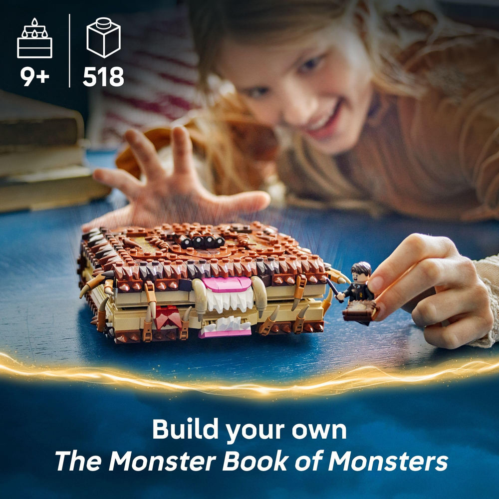 LEGO Harry Potter Chomping Monster mouth in action for dynamic chomp play